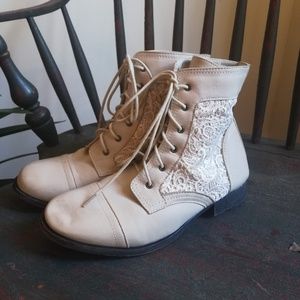 Lacy Ankle Boots